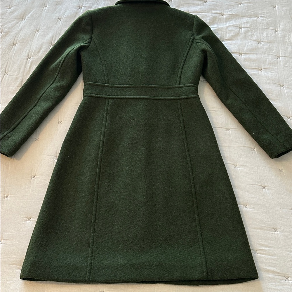 J. Crew Forest Green Women's Dress Coat - Picture 9 of 12